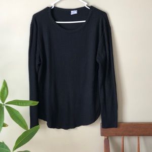 Men’s S URBAN OUTFITTERS black waffle knit shirt